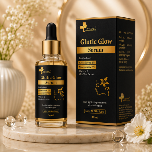 Glutic Glow Serum with Glutathione 2% & Niacinamide 5% – 30 ml
